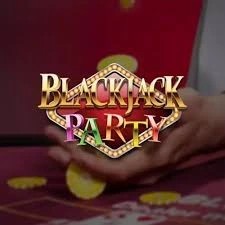 Blackjack Party logo – Live Dealer by Evolution at Run4win