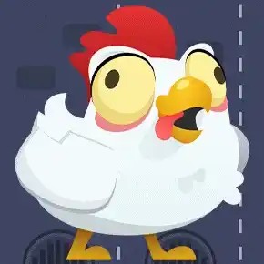 Chicken Road online game logo by InOut on run4wincasino.top