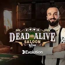 Enjoy Dead or Alive: Saloon by Evolution – logo hosted on run4wincasino.top