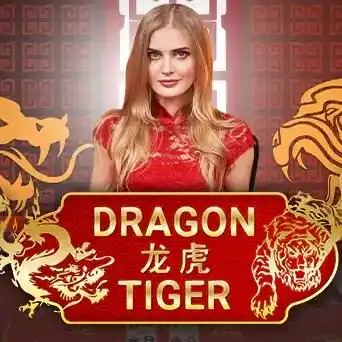 Dragon Tiger slot logo by Evolution at Run4win