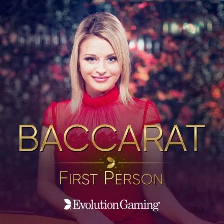 Table Games logo of First Person Baccarat from Evolution at Run4win