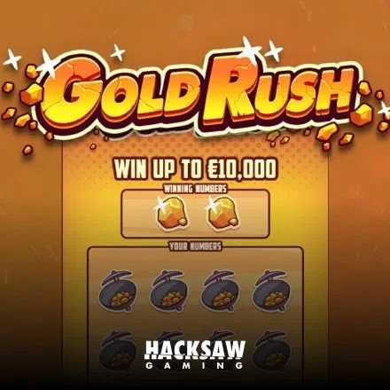 Gold Rush slot icon by Hacksaw Gaming, available at Run4win