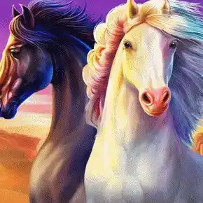 Mustang Gold Megaways logo by Pragmatic Play Run4win